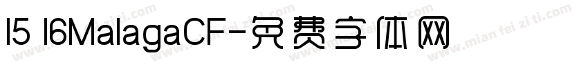 15 16MalagaCF字体转换